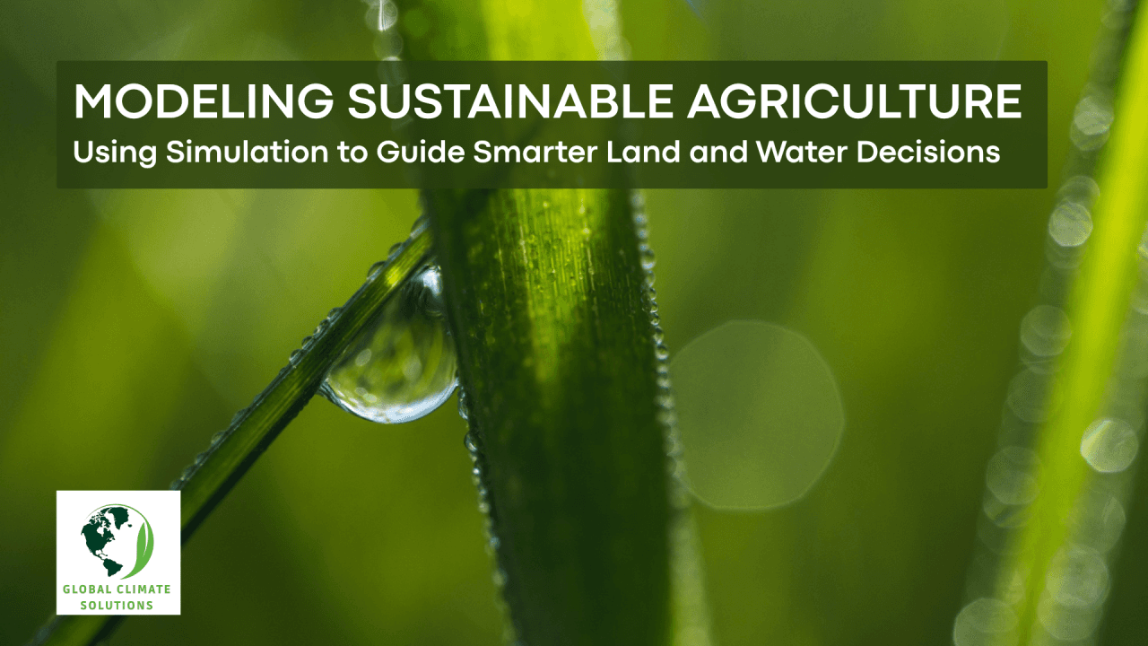Modeling Sustainable Agriculture with Simulation Tools