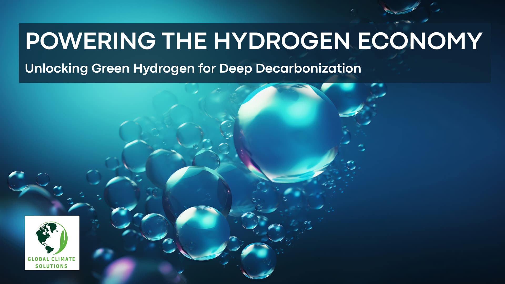 Powering the Hydrogen Economy: Green Hydrogen for Deep Decarbonization