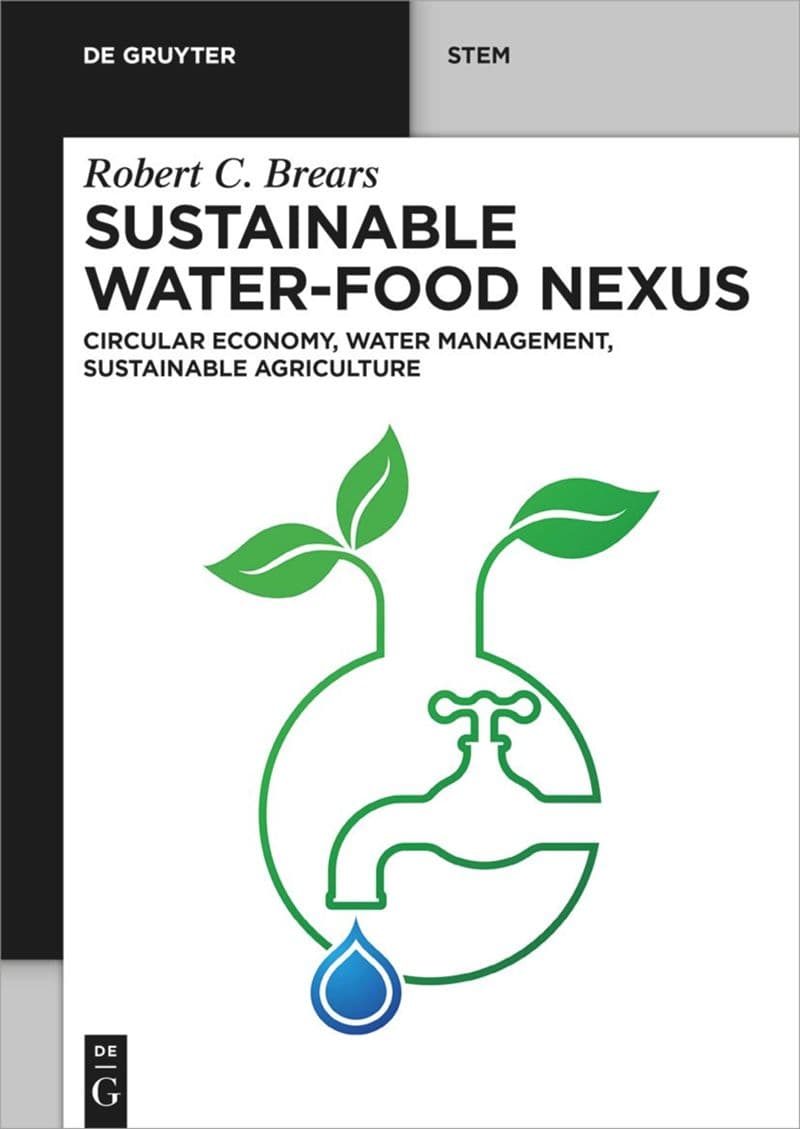 Book cover of Sustainable Water-Food Nexus focusing on circular economy, water management, and sustainable agriculture.