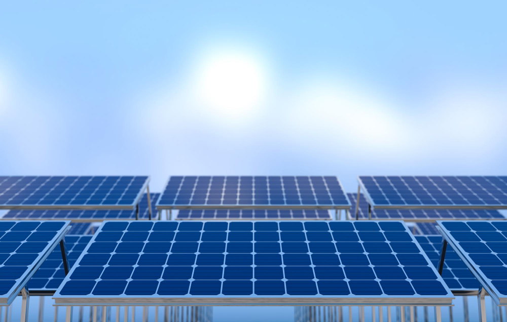Solar photovoltaic panels representing community solar systems and urban renewable energy initiatives in Vienna.